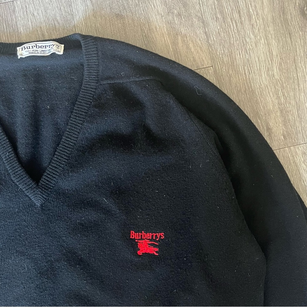Vintage Burberrys Lambwool Scottish Sweater - Picture 3 of 8